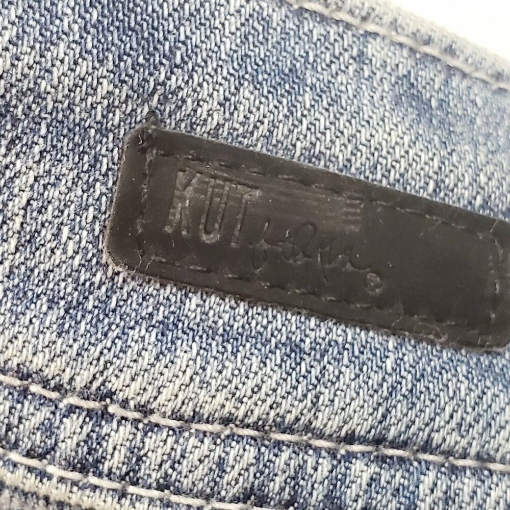 Kut From The Kloth Women's Jeans Cameron Straight Leg Cropped & Cuffed Sz 2 EUC - Picture 9 of 9